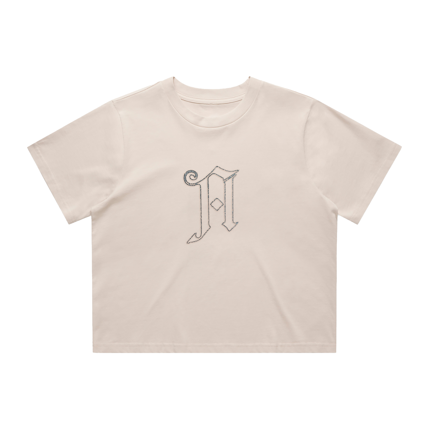Diamonte Crop T-Shirt