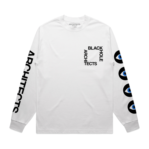 Death Stared White Longsleeve T-Shirt – Architects