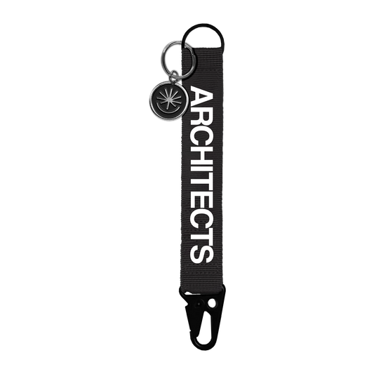 Black Carabiner with 'ARCHITECTS' print