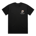 Black t-shirt with skull graphic and Architects logo on the chest.