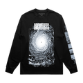 Architects long-sleeve unisex regular fit T-Shirt with Architects Blackhole print across the front and Architects text print along the sleeve
