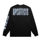 Architects long-sleeve unisex regular fit T-Shirt with Architects text print across the back and along the sleeve