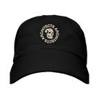 Black cap with 'Architects' skull embroidery across the front