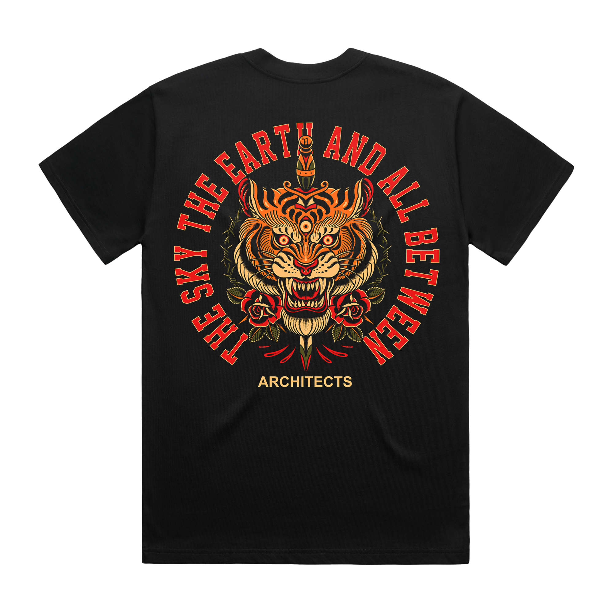 Tiger Knife | Black T-Shirt