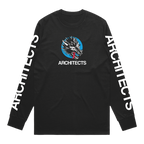 Black long-sleeve shirt with 'Architects' logo and text on sleeves.
