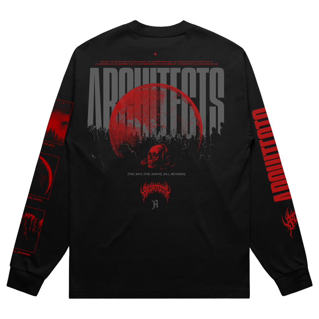 Moon Skull Black Longsleeve T-Shirt – Architects