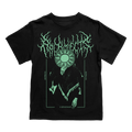 Black short-sleeve unisex regular fit T-shirt with Architects occult glow-in-the-dark print across the front.