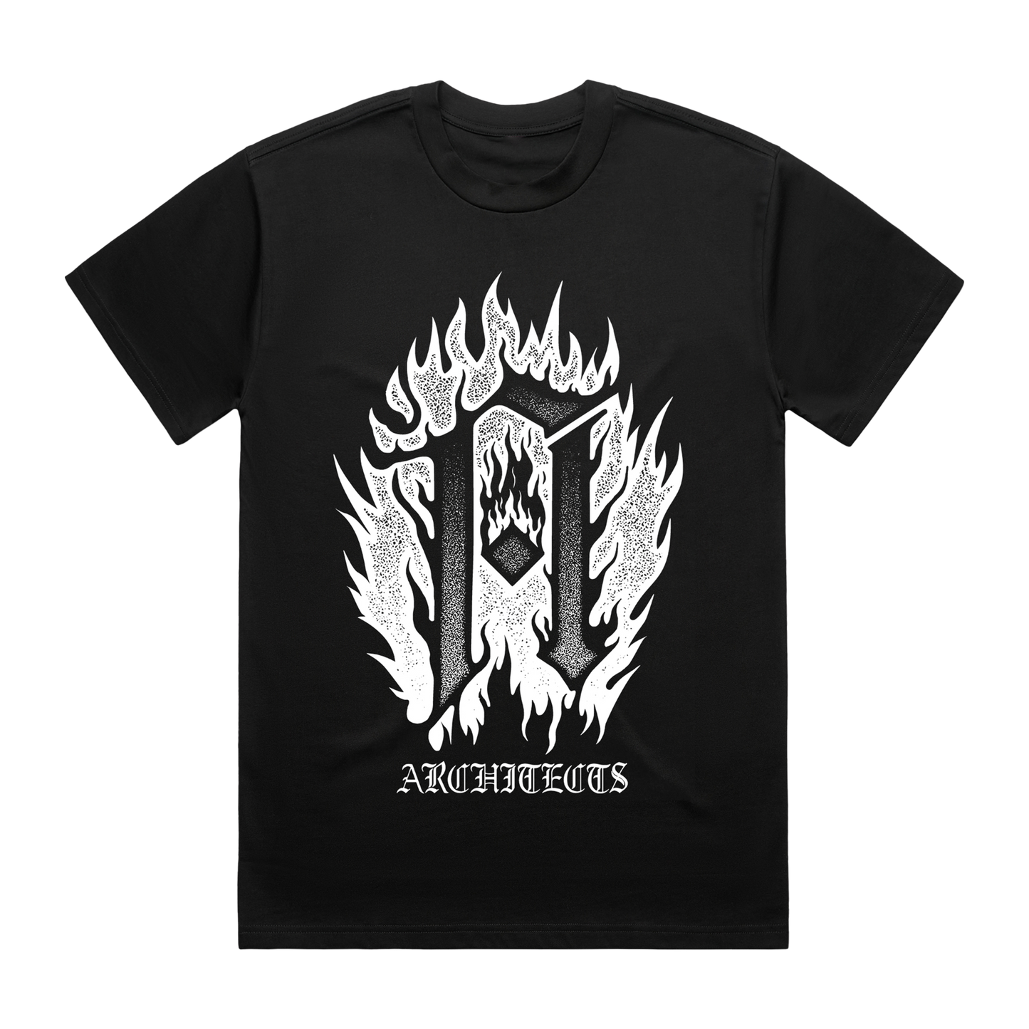 Flaming A - 2025 EU Tour Black T-Shirt