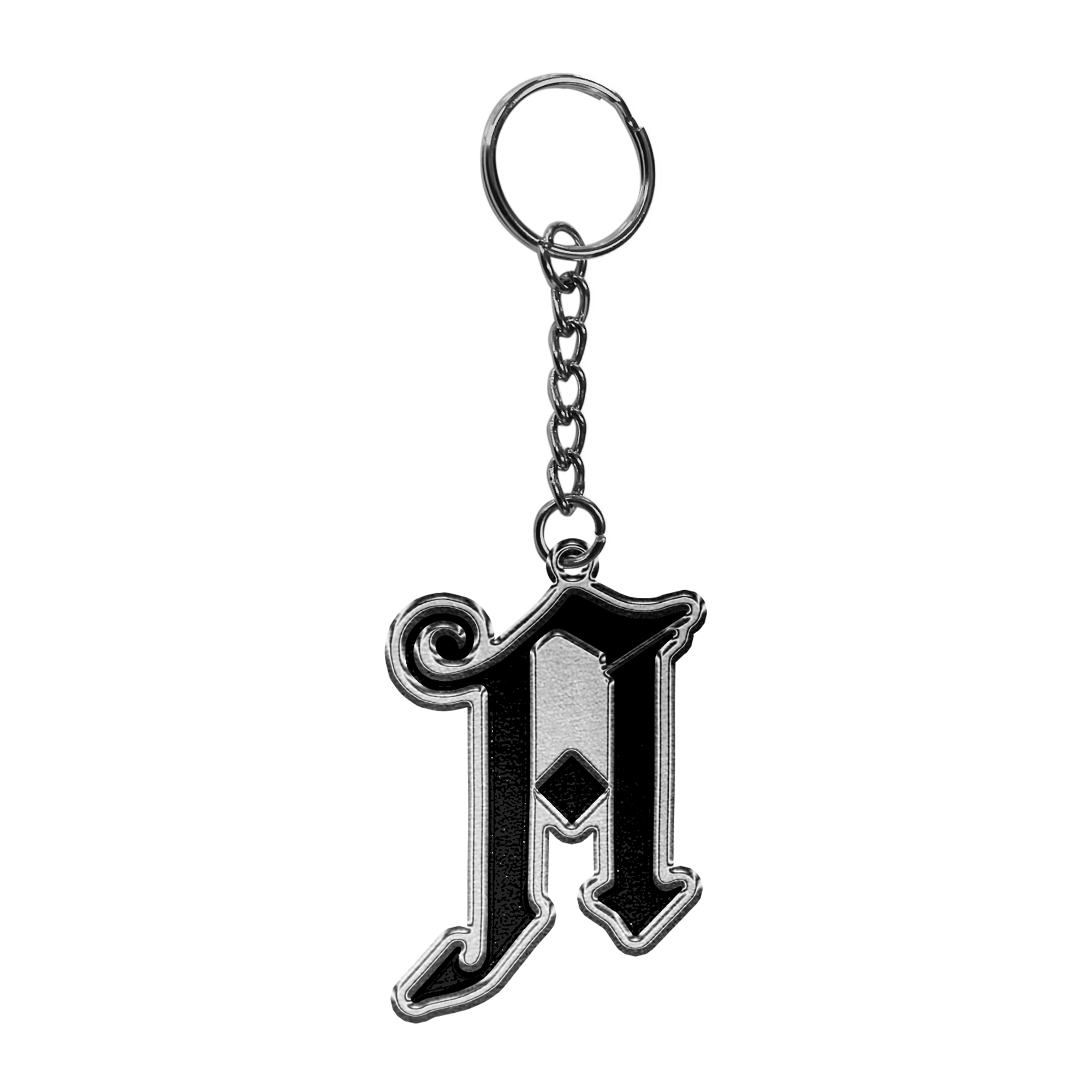 Architects A Silver Enamel Keyring