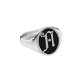 Sterling silver ring with Architects 'A'