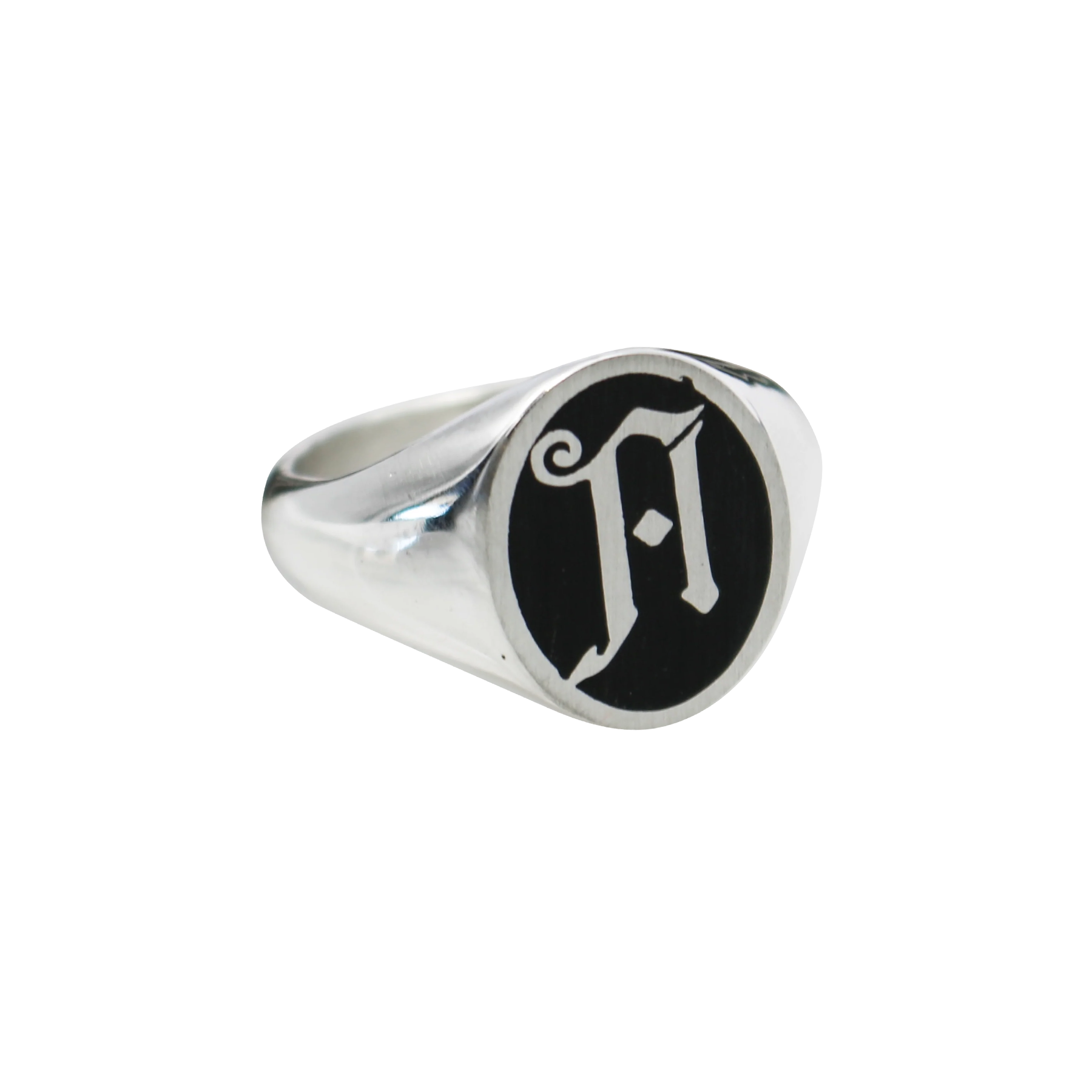 Sterling silver ring with Architects 'A'
